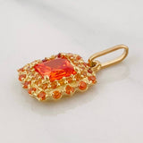 Dije Halo Cuadrado 1.95 g / 2 cm Oro Amarillo 18K