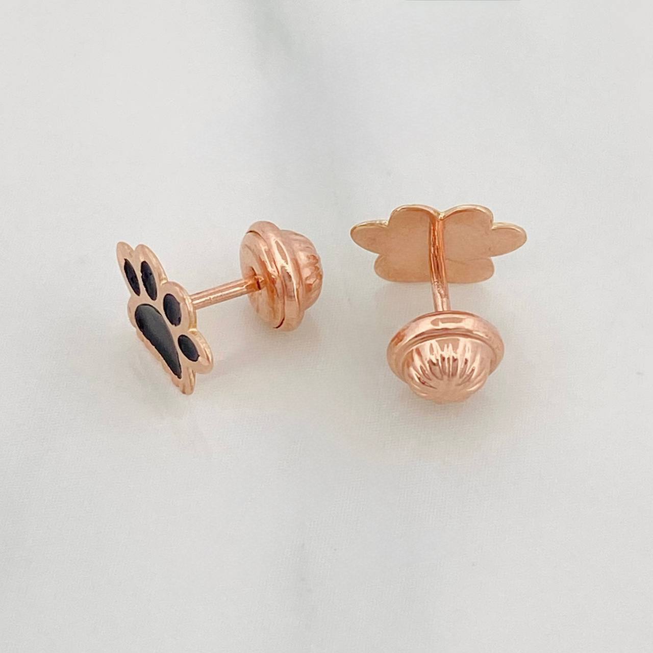 Topos Huellas 0.8 g / 8.42 mm Oro Rosa 18K