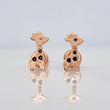 Topos Jirafas 0.8 g / 5.46 mm Oro Rosa 18K