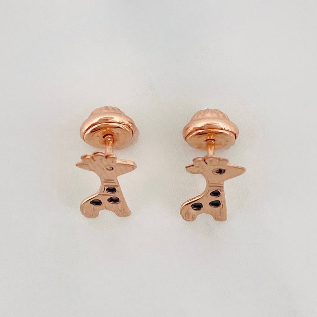 Topos Jirafas 0.8 g / 5.35 mm Oro Rosa 18K