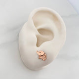 Topos Elefantes 0.95 g / 9.75 mm Oro Rosa 18K