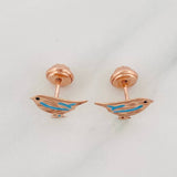 Topos Pajaros 0.85 g / 10.35 mm Oro Rosa 18K
