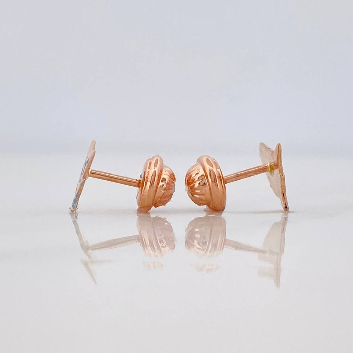 Topos Pajaros 0.85 g / 10.75 mm Oro Rosa 18K