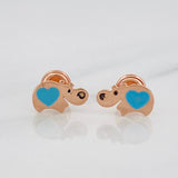 Topos Hipopotamo 0.85 g / 9.61 mm Oro Rosa 18K