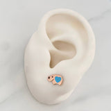 Topos Hipopotamos 0.8 g / 9.6 mm Oro Rosa 18K