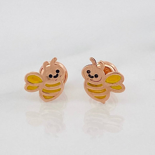 Topos Abejas 0.85 g / 8.24 mm Oro Rosa 18K