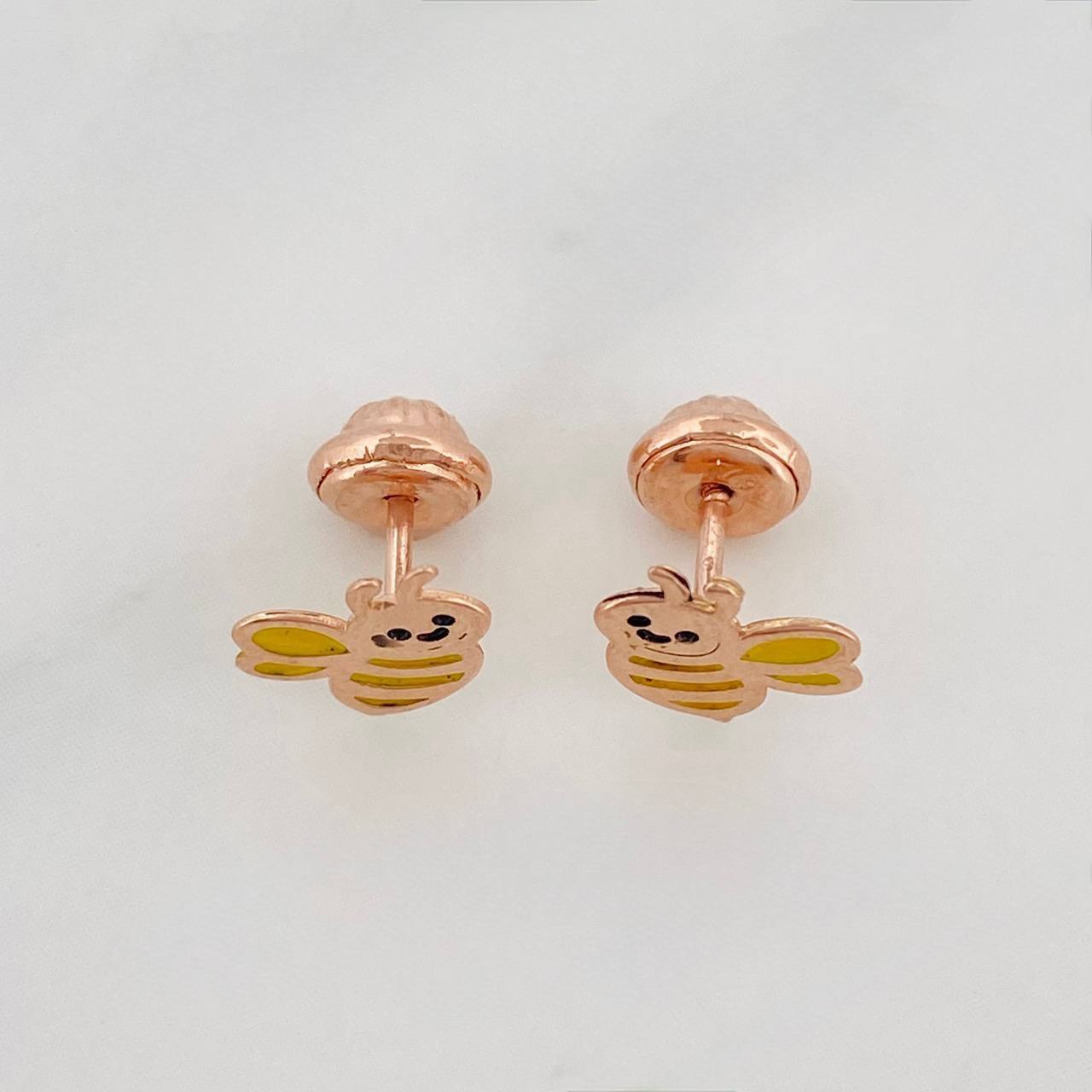 Topos Abejas 0.8 g / 8.05 mm Oro Rosa 18K