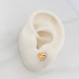 Topos Abejas 0.8 g / 8.05 mm Oro Rosa 18K