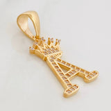 Dije Corona Letra A 1.7 g / 2.6 cm Oro Amarillo 18K