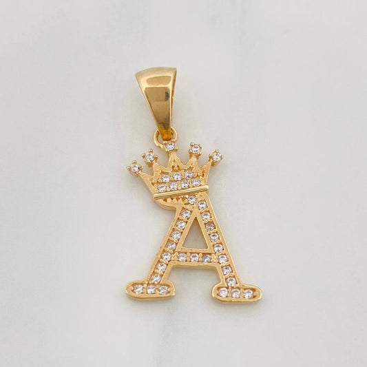 Dije Corona Letra A 1.7 g / 2.6 cm Oro Amarillo 18K