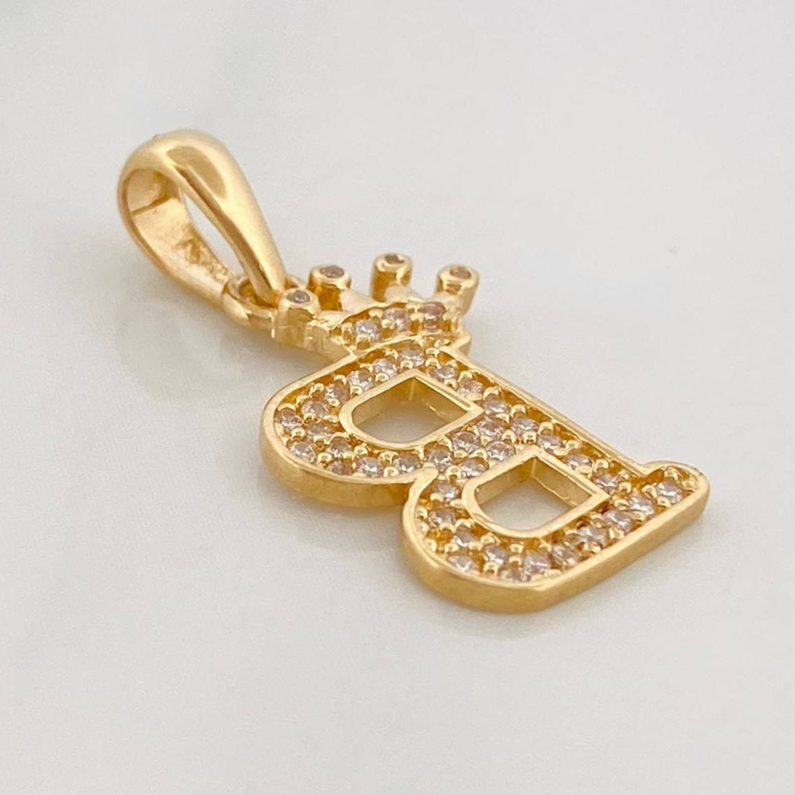 Dije Corona Letra B 1.55 g / 2.5 cm Oro Amarillo 18K