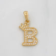Dije Corona Letra B 1.55 g / 2.5 cm Oro Amarillo 18K