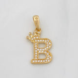 Dije Corona Letra B 1.55 g / 2.5 cm Oro Amarillo 18K