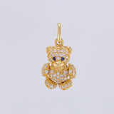 Dije Oso Articulado 2.55 g / 2.2 cm Oro Amarillo 18K