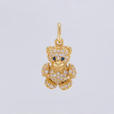 Dije Oso Articulado 2.6 g / 2,2 cm Oro Amarillo 18K