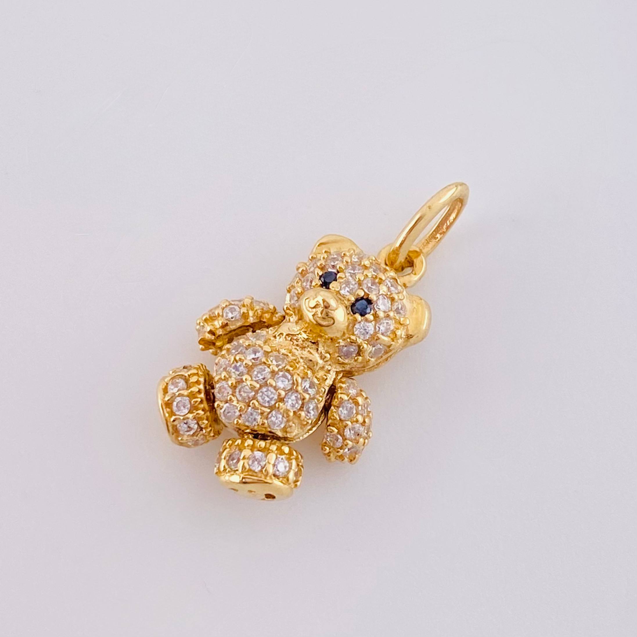 Dije Oso Articulado 2.6 g / 2,2 cm Oro Amarillo 18K