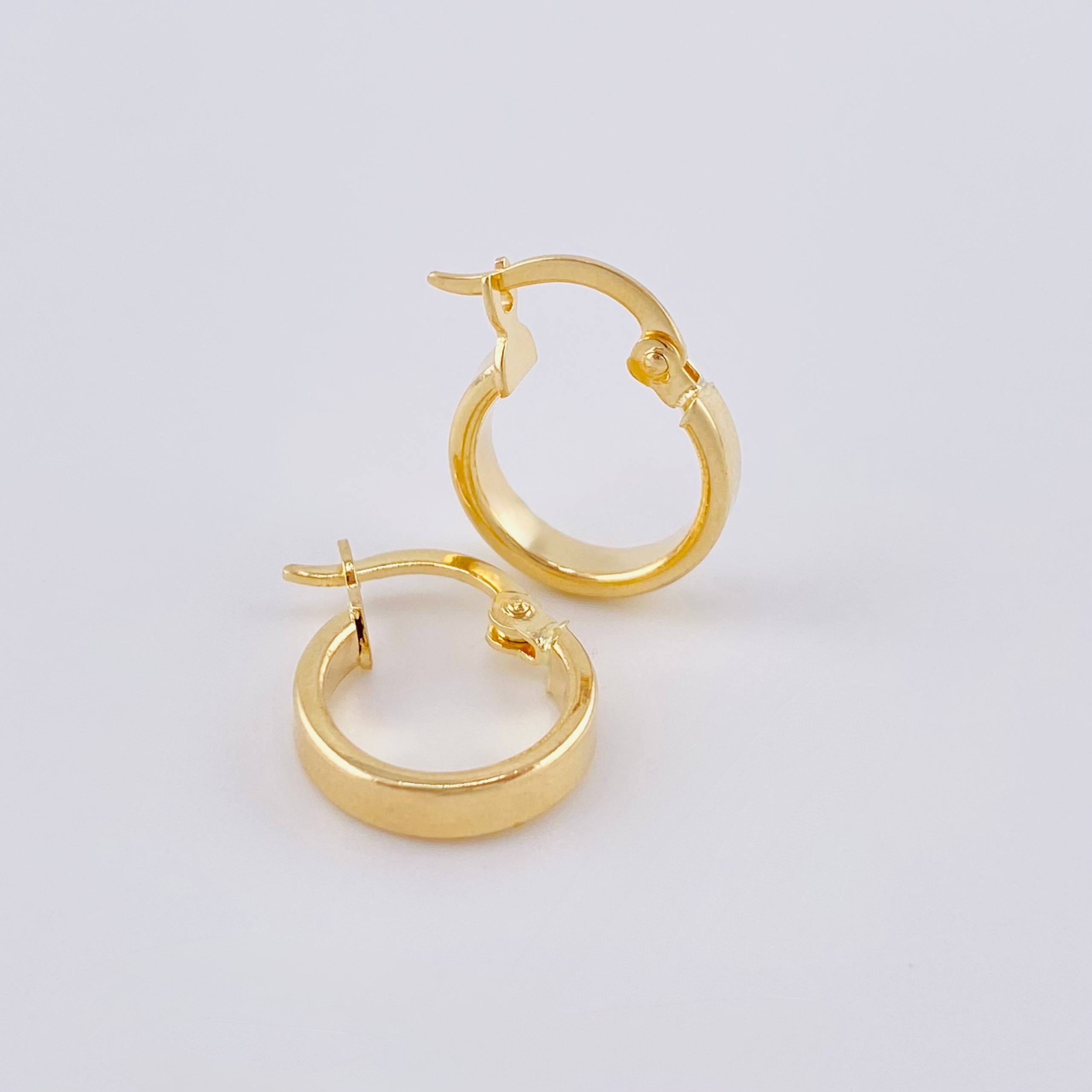 Candongas Vick 1 g / 1,5 cm Oro Amarillo 18K