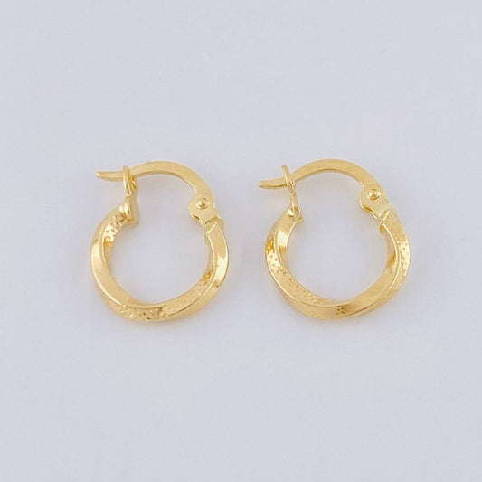 Candongas Asby 0.85 g / 1.5 cm Oro Amarillo 18K