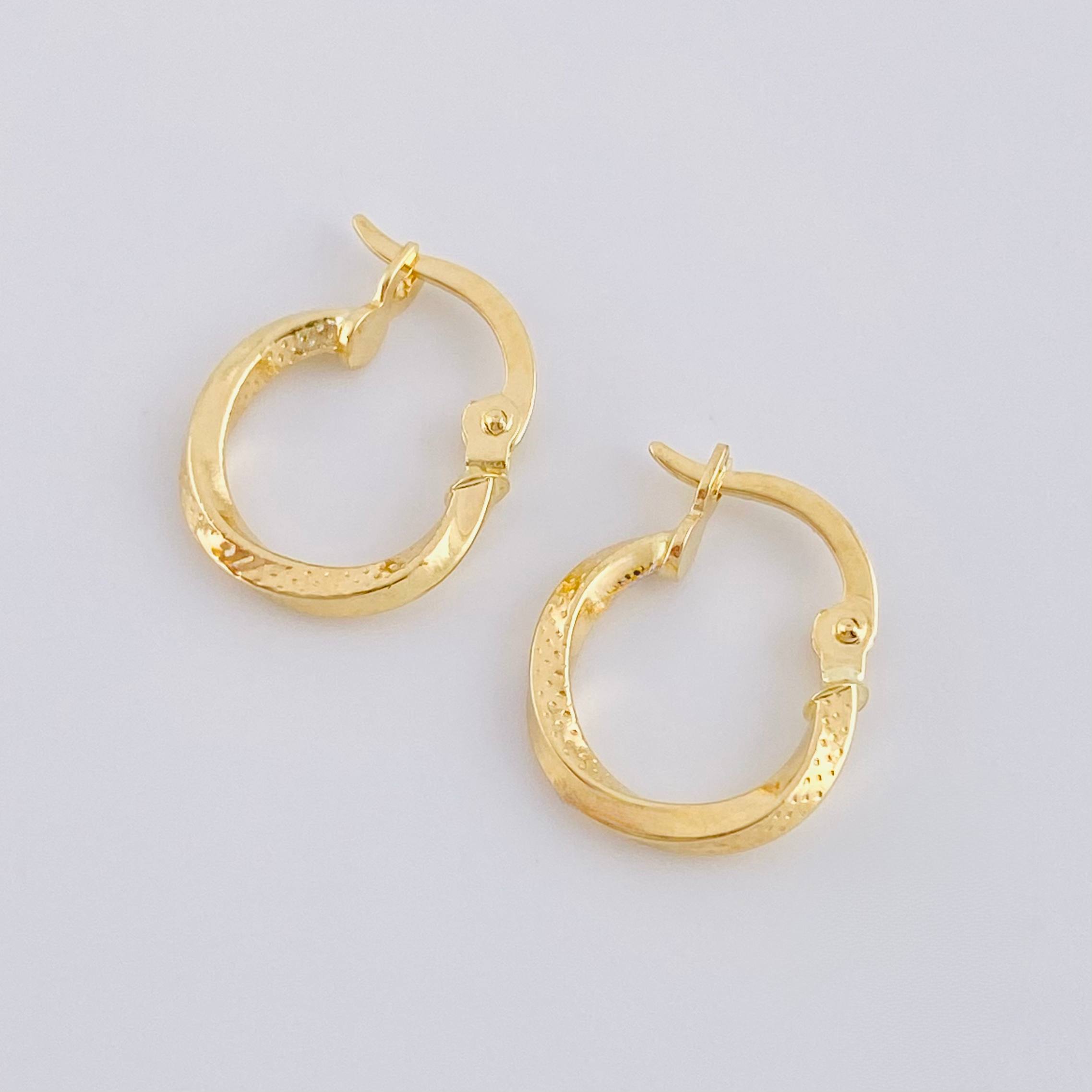 Candongas Asby 0.9 g / 1,5 cm Oro Amarillo 18K