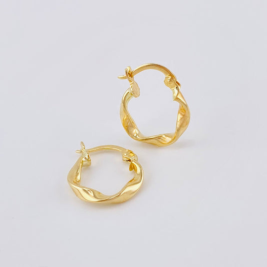 Candongas Melcocha 1 g / 1,6 cm Oro Amarillo 18K