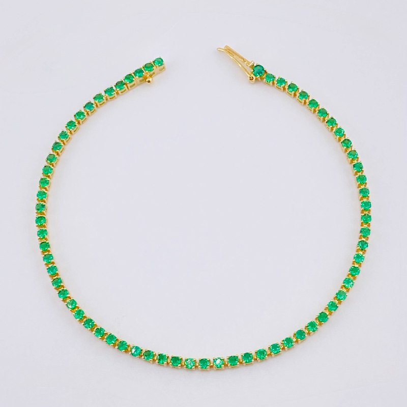 Pulso Tenis 4.6 g / 19 cm / 2,1 mm Oro Amarillo 18K