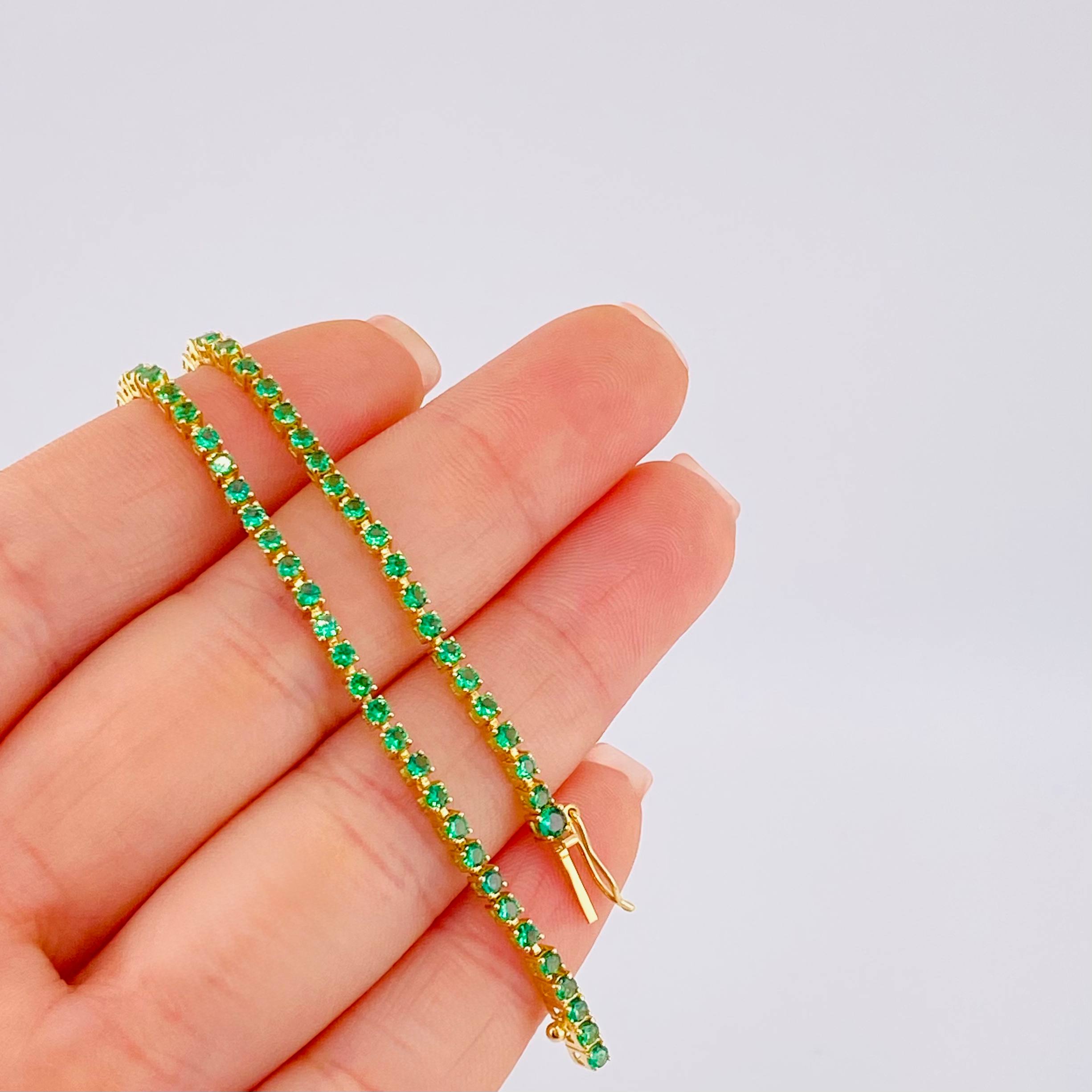 Pulso Tenis 4.6 g / 19 cm / 2,1 mm Oro Amarillo 18K