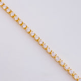 Pulso Tenis 5.25 g / 20 cm / 2,15 mm Oro Amarillo 18K