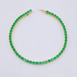 Pulso Tenis 7.75 g / 20 cm / 3,1 mm Oro Amarillo 18K