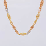 Cadena Rústica Dubai Espiral 58.05 g / 65 cm / 6 mm Tres Oros 18K