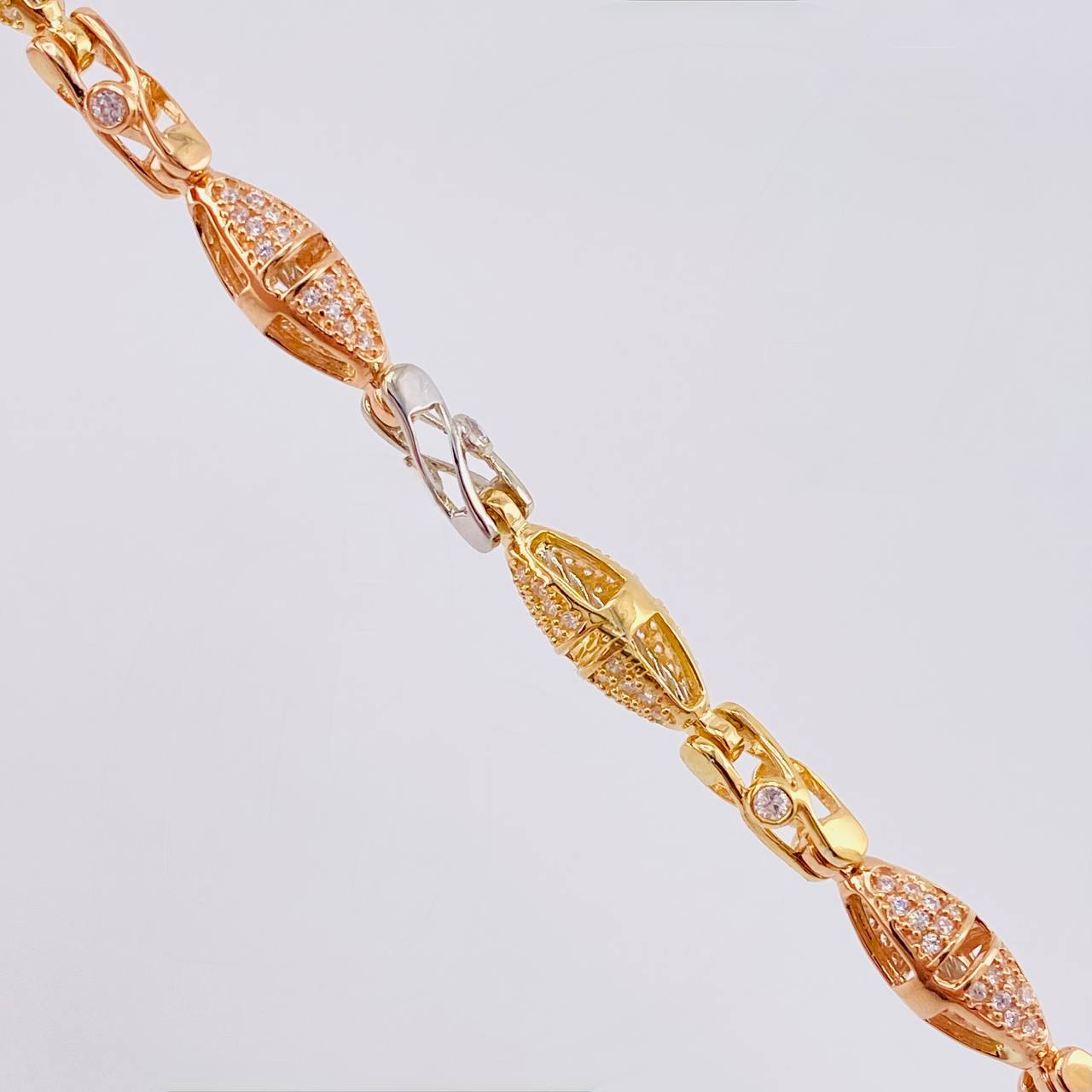 Cadena Rústica Dubai Espiral 58.05 g / 65 cm / 6 mm Tres Oros 18K