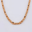 Cadena Rústica Cilindros Rómbicos 63.8 g / 65 cm / 5.5 mm Oro Rosa 18K