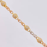 Cadena Rústica Espiral Majal 43 g / 65 cm / 6,6 mm Tres Oros 18K