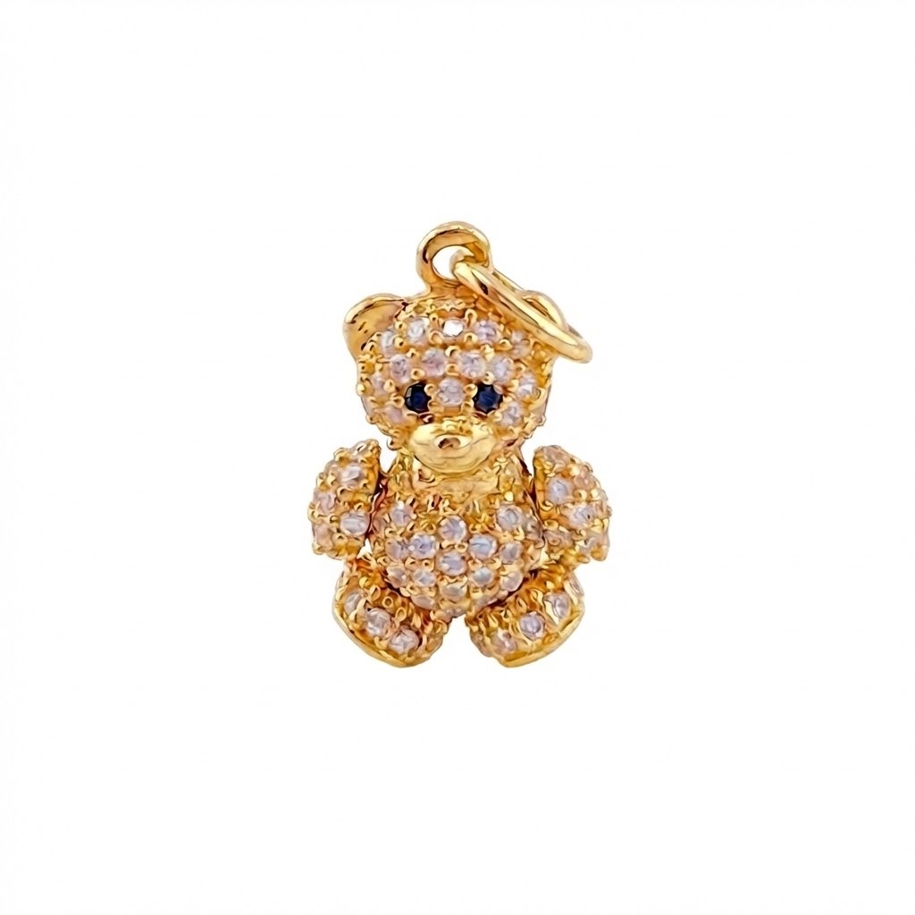 Dije Oso Articulado 2.6 g / 2,2 cm Oro Amarillo 18K