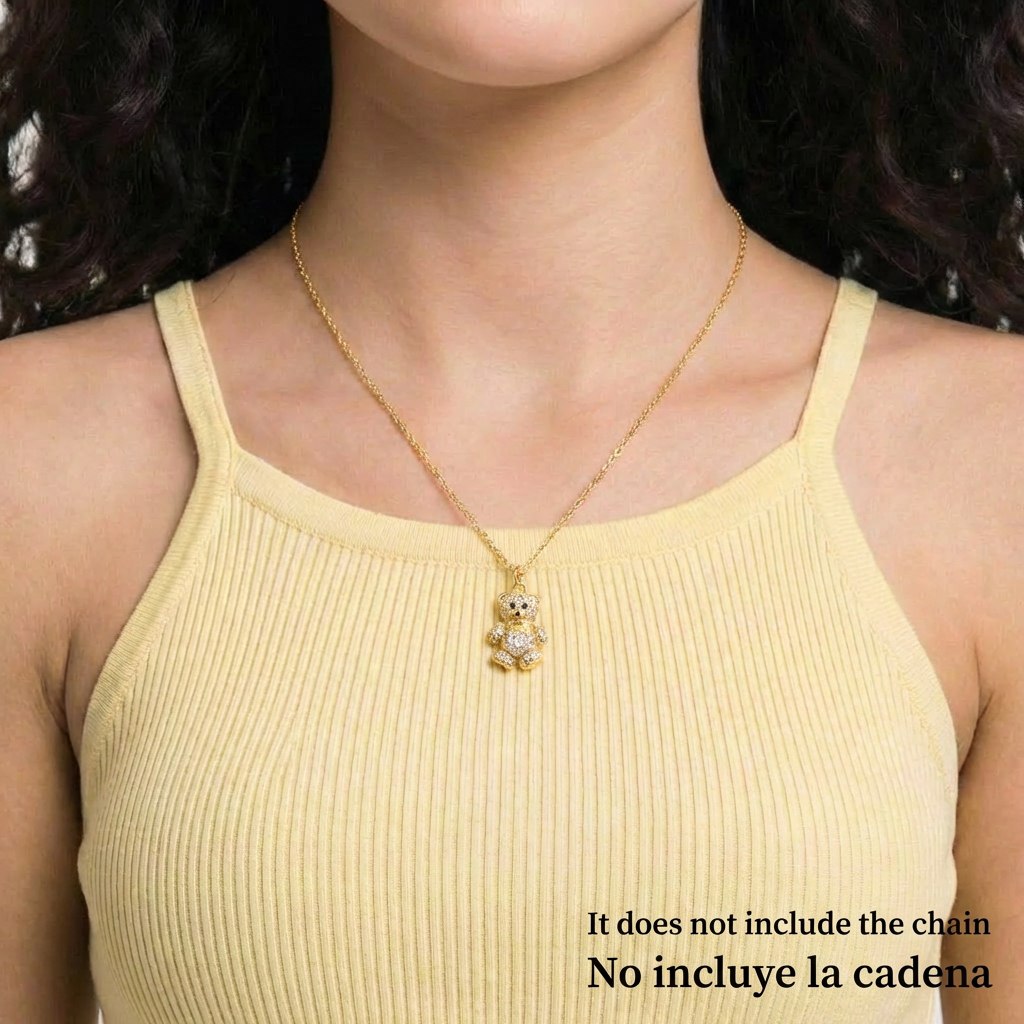 Dije Oso Articulado 2.55 g / 2.2 cm Oro Amarillo 18K