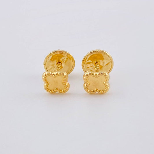 Topos Trebol 0.4 g / 4,4 mm Oro Amarillo 18K