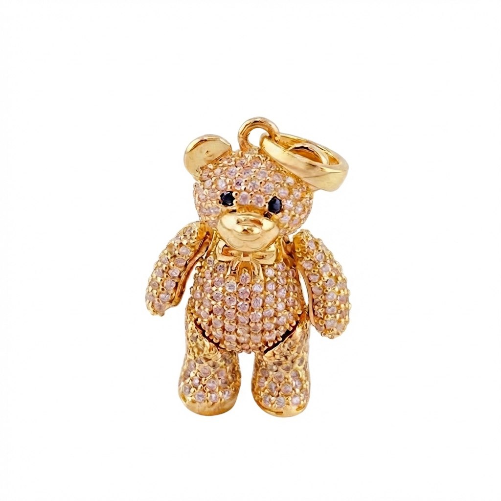 Dije Oso Articulado 8.4 g / 3.5 cm Oro Amarillo 18K