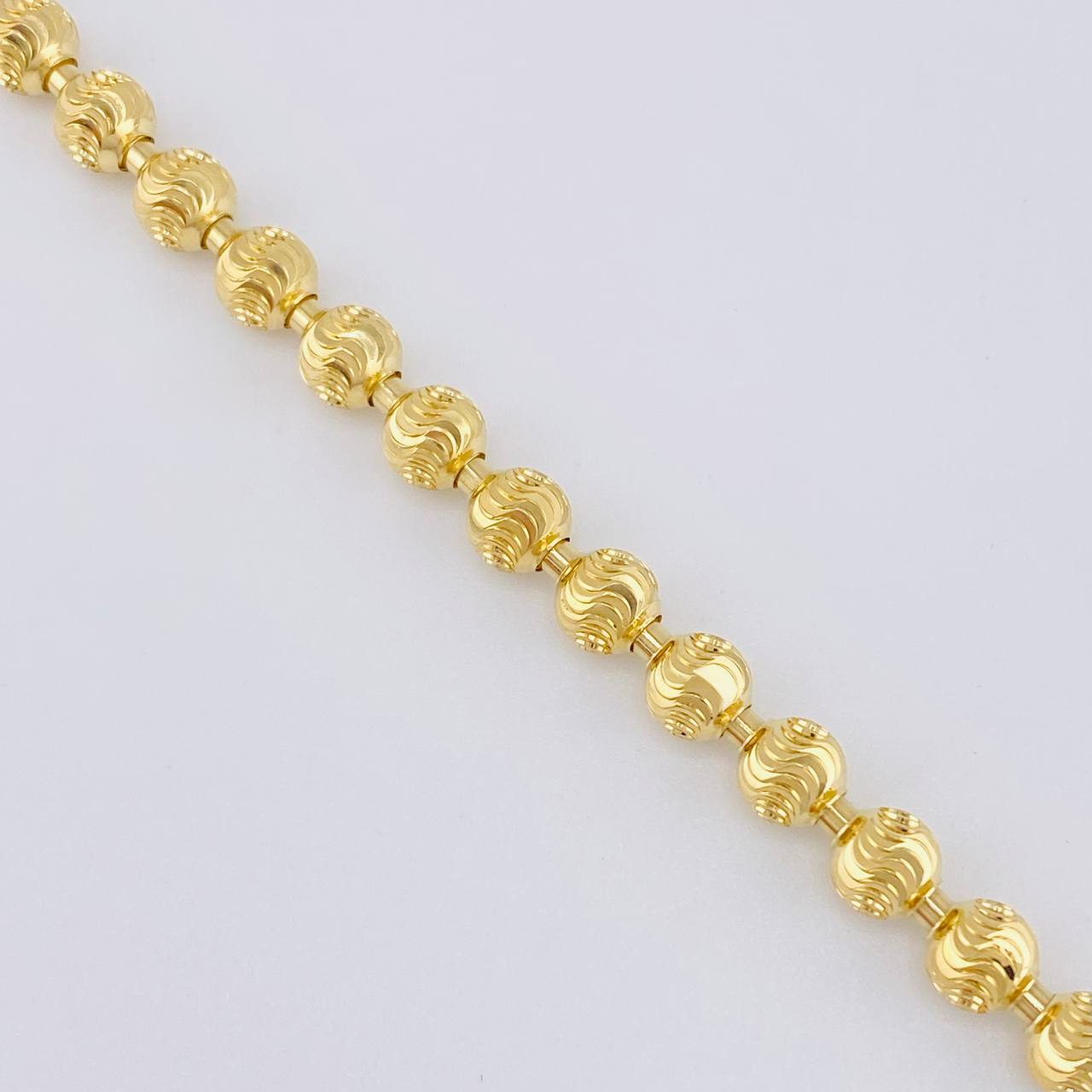 Pulso Militar Media Luna 12.5 g / 22 cm / 5,05 mm Oro Amarillo 18K