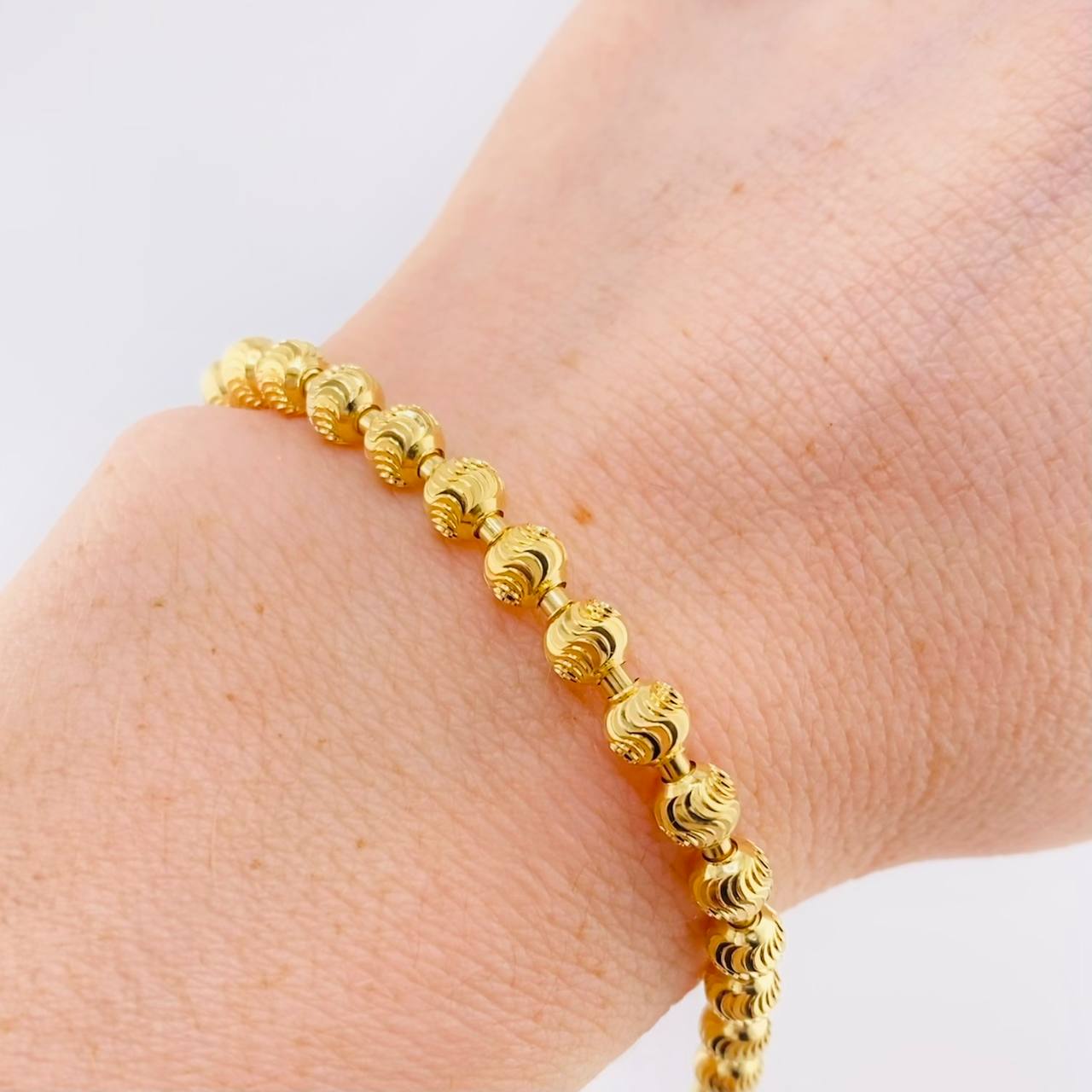 Pulso Militar Media Luna 12.5 g / 22 cm / 5,05 mm Oro Amarillo 18K