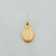 Dije Virgen Milagrosa 0.95gr / 2cm / Macizo Oro Amarillo &