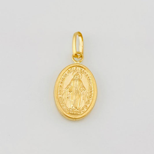 Dije Virgen Milagrosa 0.55g / 1.8cm Oro Amarillo 18K