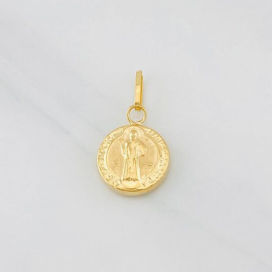 Dije San Benito 0.5g / 1.5cm Oro Amarillo 18K