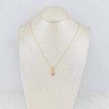 Set Cadena Veneciana + Dije Halo Corazón / 1.75g / 40cm Oro Amarillo 18K
