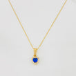 Set Cadena Veneciana + Dije Halo Corazón / 1.8g / 40cm Oro Amarillo 18K