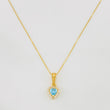 Set Cadena Veneciana + Dije Halo Corazón / 1.75g / 40cm Oro Amarillo 18K