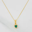 Set Cadena Veneciana + Dije Halo Corazón / 1.8g / 40cm Oro Amarillo 18K