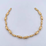 Pulso Rustico Barril 5.15gr / 21cm / 4.3mm Oro Amarillo 18K $