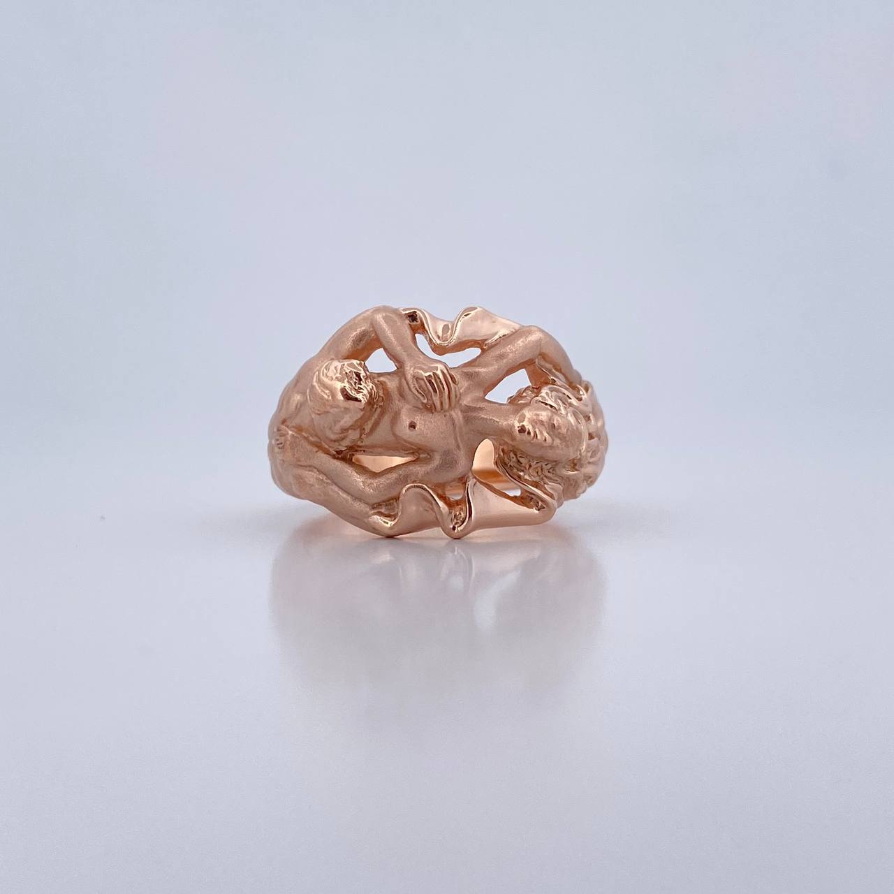 Anillo Pasion 15.15gr / T9 1/2 / Oro Rosa 18K $