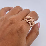 Anillo Pasion 15.15gr / T9 1/2 / Oro Rosa 18K $