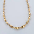 Cadena Rustica Tornillo 13.8gr / 61.5cm / 4.4mm Sobre Oro Amarillo 18K &