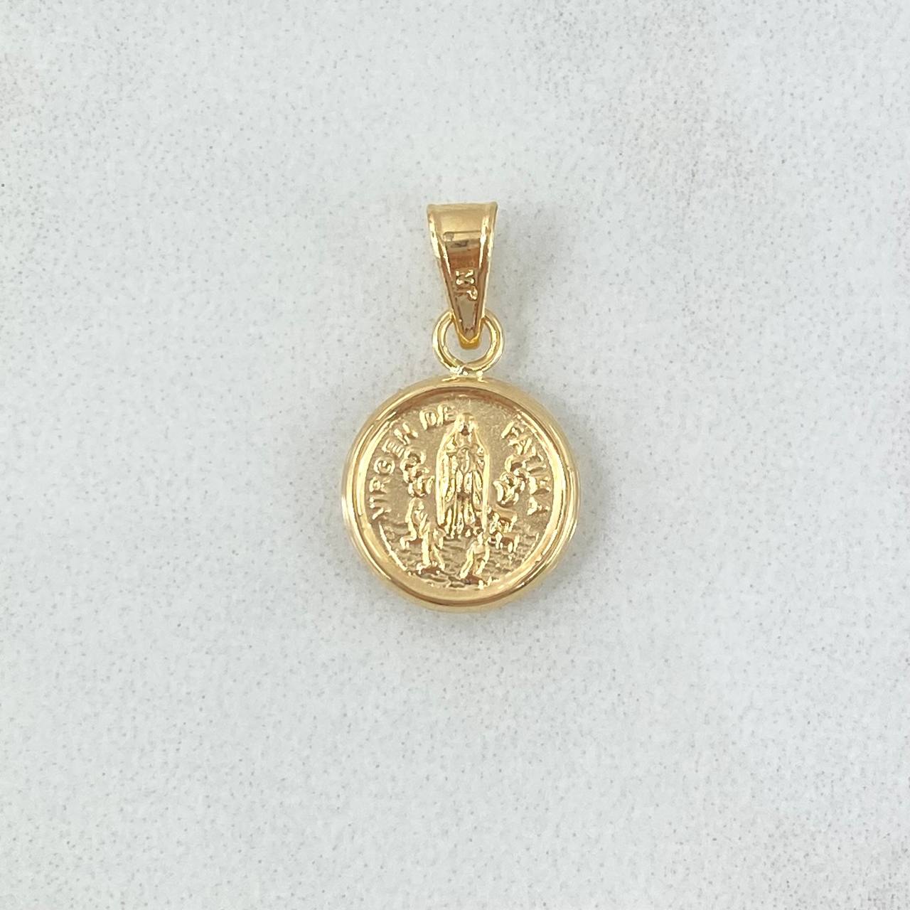 Dije Virgen de Fatima 0.5gr / 1.8cm / Oro 18K